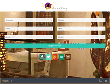 Tablet Screenshot of hotel-victoire.com